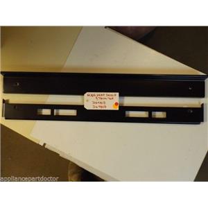 AMANA STOVE 316981B 316980B Glass Heat Shield & Trim, Door Top  used part