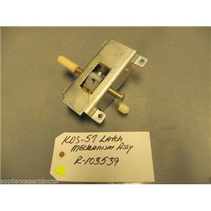 KITCHENAID WHIRLPOOL dishwasher KDS-57 Latch Mechanism R-103539 R103539 used