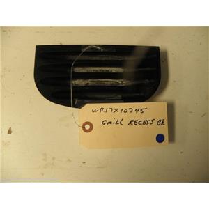 HOTPOINT REFRIGERATOR WR17X10745 BLACK RECESS GRILLE USED PART ASSEMBLY F/S