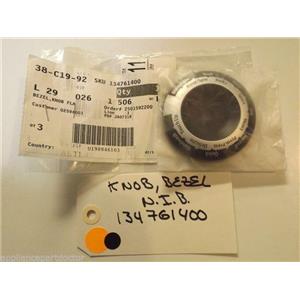 FRIGIDAIRE WASHING MACHINE  134761400 Bezel,knob Flange  NEW IN BOX