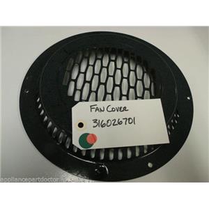 KENMORE OVEN 316026701 FAN COVER USED PART ASSEMBLY