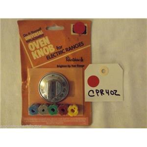 ROBERTSHAW UNIVERSAL OVEN KNOB CPR402  FOR ELECTRIC RANGES    NEW IN BOX