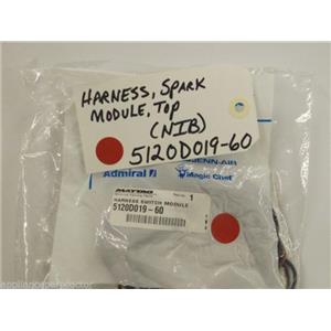 Maytag Magic Chef  Stove  5120D019-60  Harness, Spark Module/top   NEW IN BOX