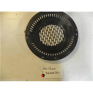KENMORE STOVE 316026701  Fan cover  used part