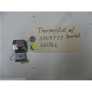KENMORE DISHWASHER 3369777 661566 THERMOSTAT USED PART ASSEMBLY
