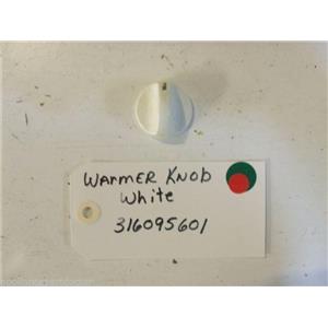 FRIGIDAIRE STOVE 316095601 Knob-warmer, White  USED PART
