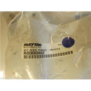 Maytag Kenmore Refrigerator  R0000402  KIT, SXS HINGR, WHITE   NEW IN BOX