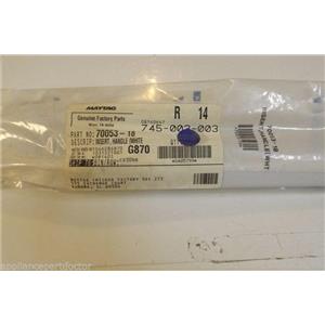 Maytag Admiral refrigerator 70053-18 Insert, Handle (wht) NEW IN BOX