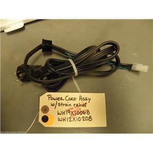 GE Washer Power Cord Assy w/strain relief new w/o box