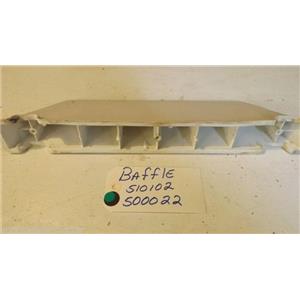 AMANA  DRYER 510102  500022  baffle USED PART