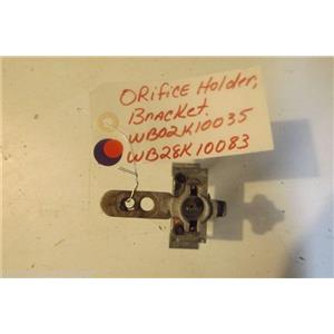 GE STOVE WBO2K10035  WB28K10083  Orifice holder, bracket  USED PART