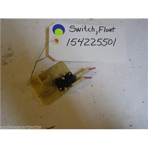 White Consolidated dishwasher 154225501 Switch,float used part