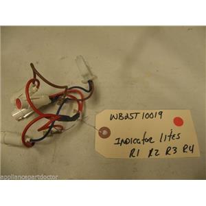 STOVE WB25T10019 INDICATOR LIGHT R1 R2 R3 R4 USED PART ASSEMBLY