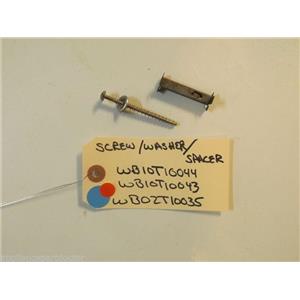 KENMORE STOVE WB01T10044 WB01T10043 WB02T10035 SCREW W/WASHER & SPACER  used