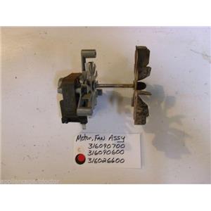 FRIGIDAIRE STOVE Fan Motor 316090700 316090600 Blade 316026600 Bracket