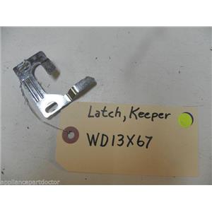 GE DISHWASHER WD13X67 LATCH KEEPER USED PART ASSEMBLY