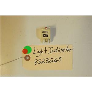 WHIRLPOOL STOVE  8523265 Light, Indicator 125v  used