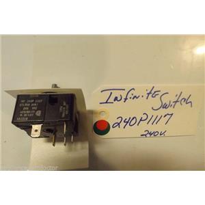 GE STOVE 240P1117 Infinite Switch 240v  used part