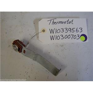 Kenmore DISHWASHER Thermostat  W10339563, Thermostat bracket  W10300703  used