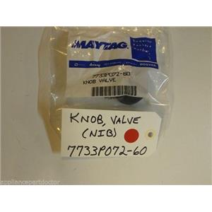 Maytag Magic Chef Gas Stove  7733P072-60  Knob, Valve NEW IN BOX