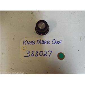 KENMORE GAS  DRYER 388027 Knob Fabric Care USED PART