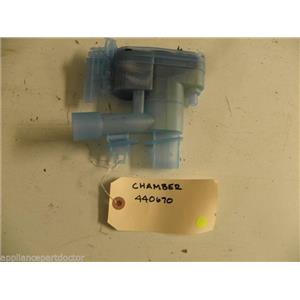 BOSCH DISHWASHER 440670 CHAMBER USED PART ASSEMBLY F/S