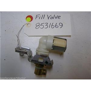 KENMORE DISHWASHER 8531669 FILL VALVE USED PART ASSEMBLY