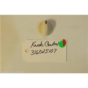 FRIGIDAIRE Stove 316025107 Knob-control,   USED PART