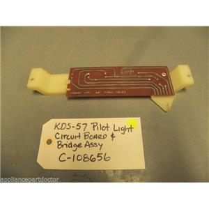 KITCHENAID WHIRLPOOL KDS-57 Pilot Light Circuit Board & Bridge C-108656 c108656