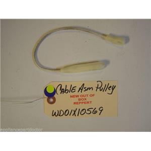 GE DISHWASHER WD01X10569 Cable Asm Pulley   NEW W/O BOX