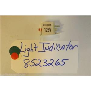 WHIRLPOOL  STOVE 8523265 Light, Indicator Surface Unit  used part