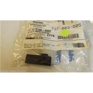 WHIRLPOOL ADMIRL DISHWASHER 3135-0002 Interlock Switch   NEW IN BAG