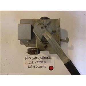 GE STOVE WB14T10011 Latch Mechanical  WB15T10037 Latch Handle used