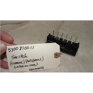 WHIRLPOOL DISHWASHER 5300810011 3 WAY SWITCH NORMAL-POTS/PANS-WATERMISER