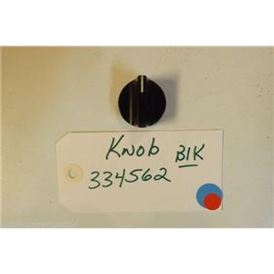 KENMORE STOVE 334562    WB3K5082    Knob blk   USED