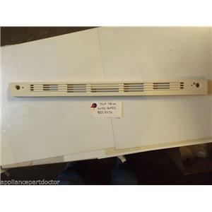 WHIRLPOOL STOVE W10016450 8522434 Trim, Door Top (biscuit)   used