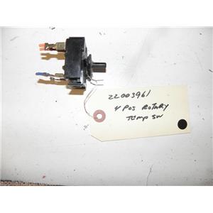 MAYTAG WASHER 22003961 4 POSITION ROTARY TEMP SWITCH USED PART ASSEMBLY F/S