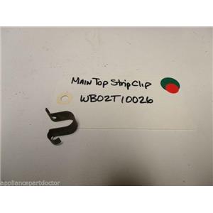 KENMORE STOVE WB02T10026 MAIN TOP STRIP CLIP USED PART