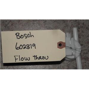 BOSCH FRONT LOADER AUTO WASHER FLOW THROU 602819 SWITCH ASSEMBLY FREE SHIPPING