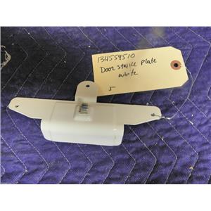 FRIDIDIARE DRYER 134559510 PLATE, DOOR STRIKE "WHITE" USED PART ASSEMBLY F/S