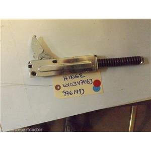 WHIRLPOOL STOVE  W10347463 9761493 Hinge, Door  USED
