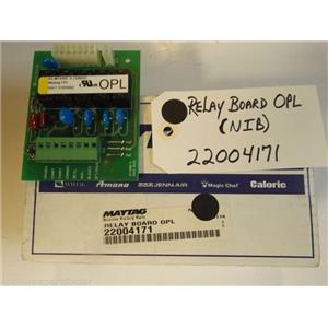 Maytag Washer  22004171  Relay Board Opl  NEW IN BOX