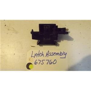 KITCHENAID DISHWASHER 675760 Latch  used part