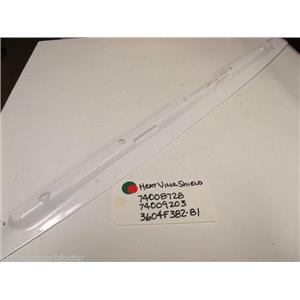 Amana Maytag STOVE 74008728 74009203 3604F382-81 Shield, Heat Visor (wht)