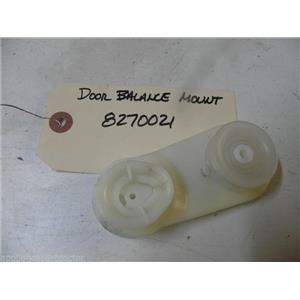 KITCHEN AID DISHWASHER 8270021 DOOR BALANCE MOUNT USED PART ASSEMBLY
