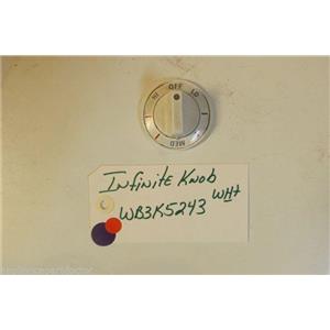 GE STOVE WB3K5243     Infinite Knob-white   used
