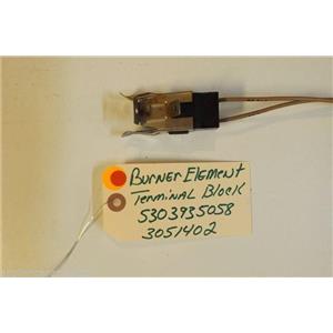 TAPPAN  Stove 5303935058  3051402    Burner element termimal block  used part