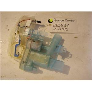 Bosch dishwasher  Pressure chamber 263834  263185 USED PART