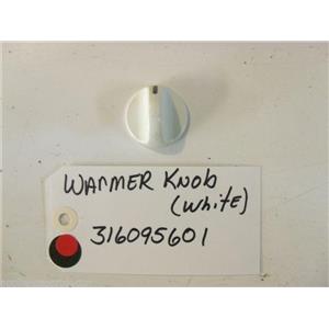 FRIGIDAIRE STOVE 316095601 Knob-warmer White USED PART
