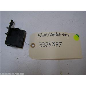 WHIRLPOOL DISHWASHER 3376397 FLOAT & WASHER USED PART ASSEMBLY